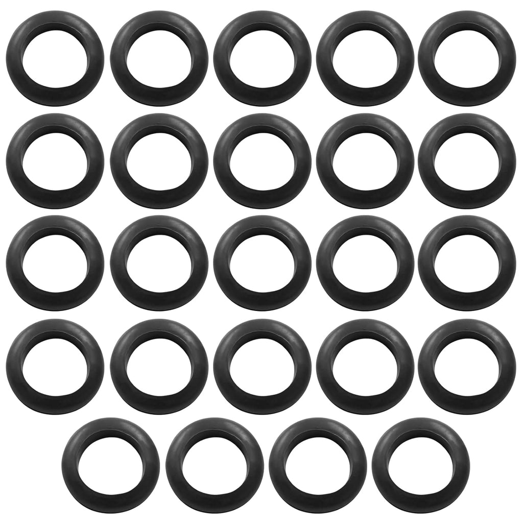 24 Pcs Rubber Grommets, 0.98" Inside Diameter 1" Drill Hole Rubber Wire Grommets O Ring Grommets for Wire, Firewall, Cables, Plugs, Automotive
