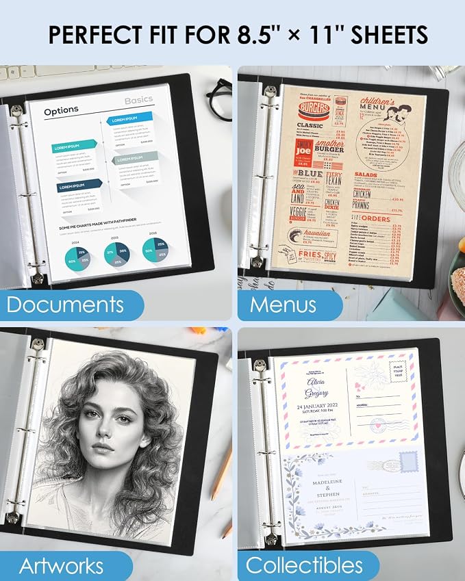 KTRIO Non Glare Sheet Protectors - Image 7