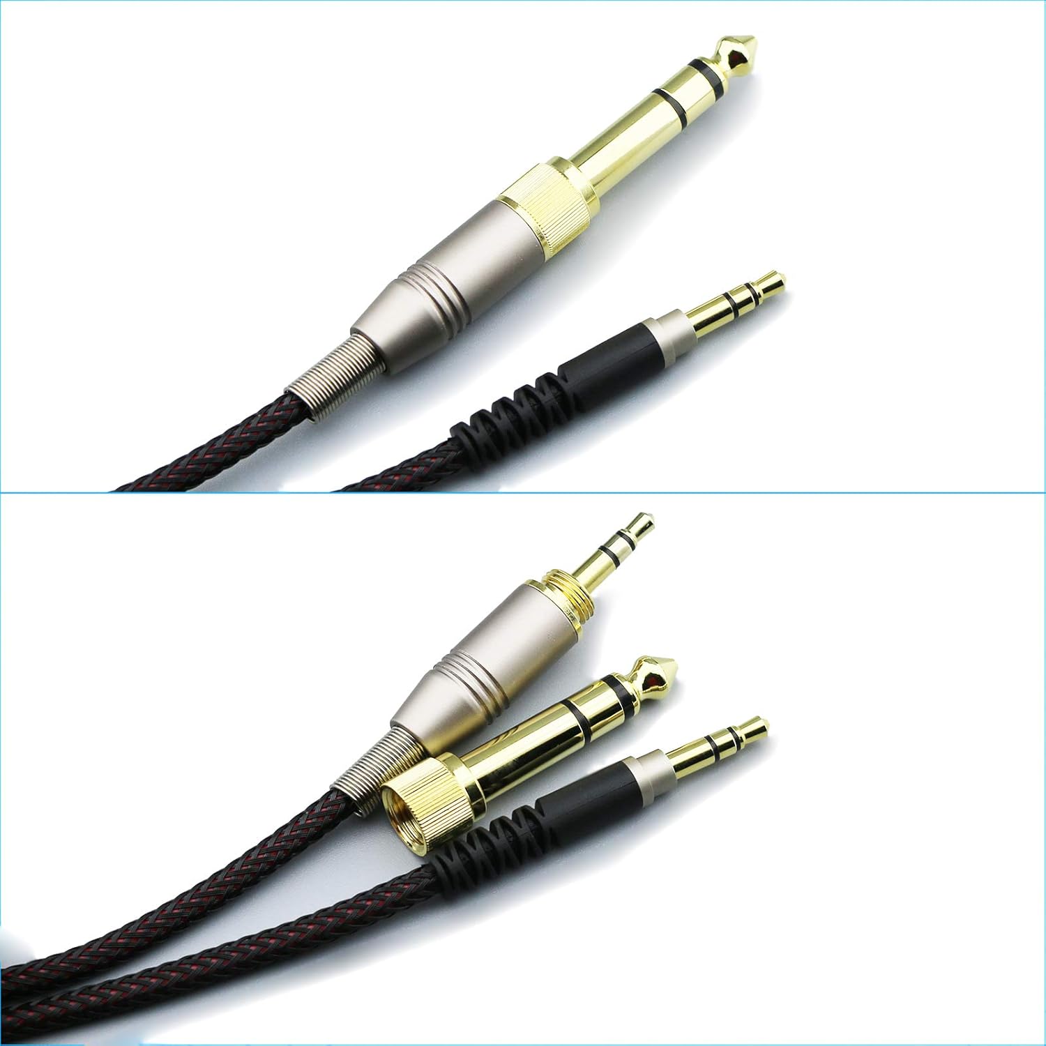 NewFantasia Replacement Audio Upgrade Cable Compatible with Audio-Technica ATH-M50xBT, ATH-AR3BTBK, ATH-SR50BT, ATH-ANC7B, ATH-ANC9, ATH-S700BT, ATH-SR5BTBK Headphones 1.5meters/4.9ft