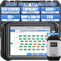 XTOOL D9S Automotive Diagnostic Tool, Wireless OBD2 Scanner with ECU Coding, Topology, Bidirectional Scan Tool 2.0 with FCA, 45+ Resets, Full System, PMI, CAN FD/DoIP, 3-Yr Update