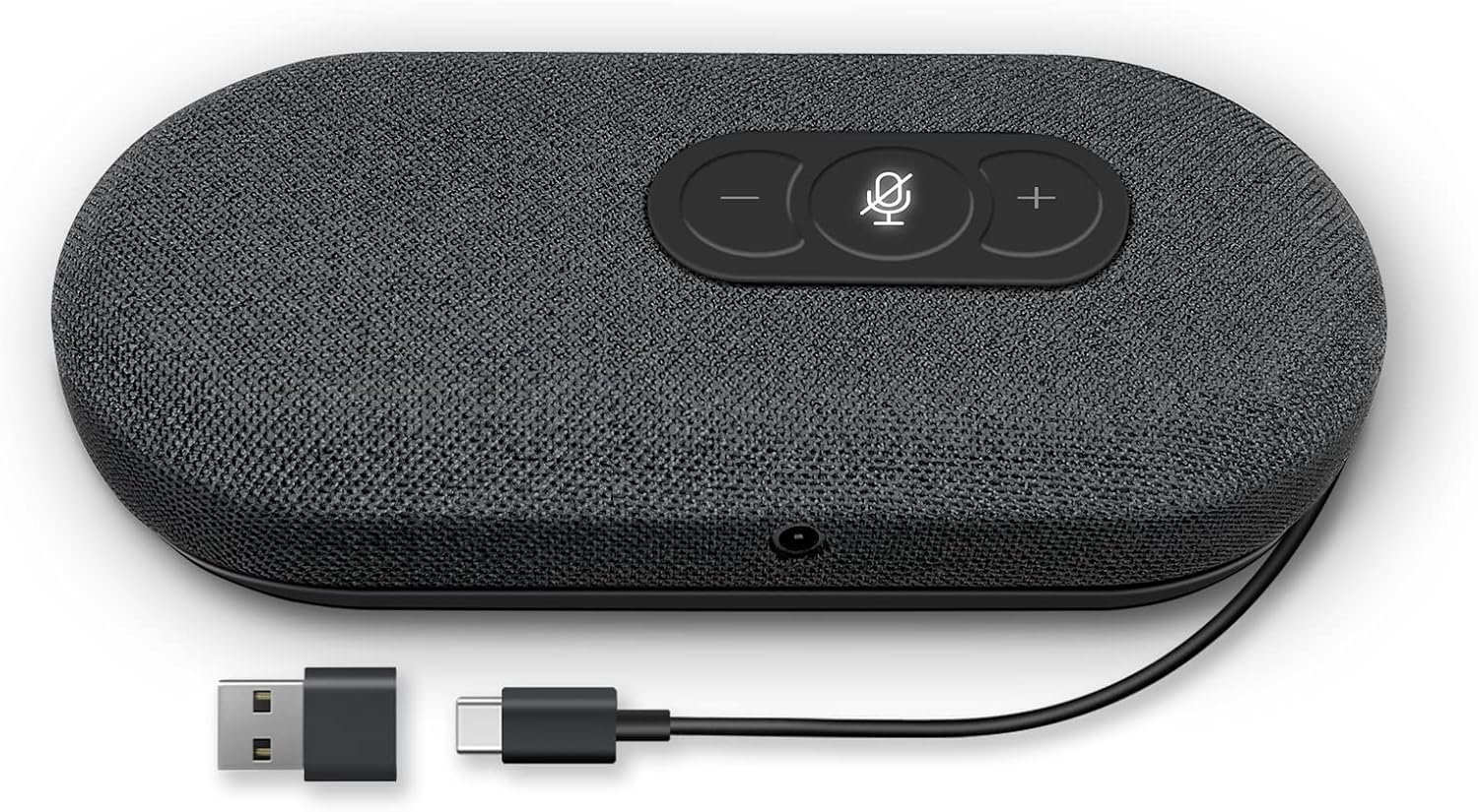 USB Speakerphone, Conference Computer Speakers with Microphone for Home Office Calls, 360 Degree Enhanced Voice Pickup, Noise Reduction, Echo Cancellation, Compatible with Zoom, Teams, Skype
