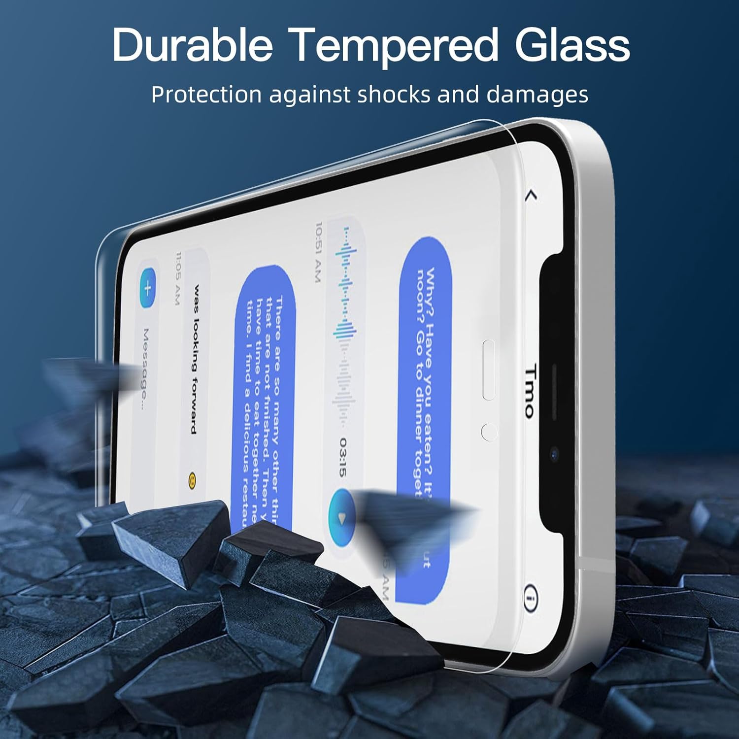 NEW'C 3 Pack Privacy for iPhone 12,iPhone 12 Pro Screen Protector (6.1"), Enhanced 28-Degree Privacy Angle, Ultra Durable 9H Hardness, Bubble-Free