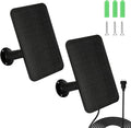 6W Solar Panel Charger for Blink Outdoor/Outdoor(3rd Gen)/XT XT2 Camera Solar Panel with 13.1ft Waterproof Charging Cable, Waterproof Rubber Plug, 360°Adjustable (for Blink 3-2PC)