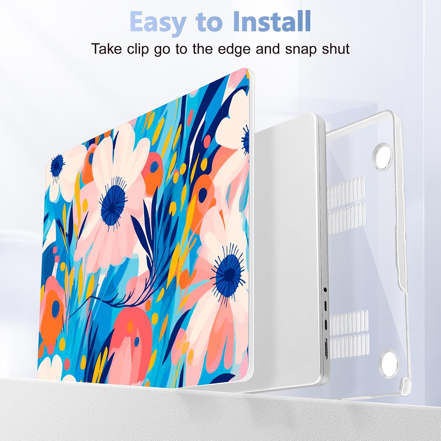for MacBook Pro 16 inch Case 2021 2022 2023 2024 Release A3186 A3403 M4 A2991 M3 A2780 M2 A2485 M1 Pro/Max, Hard Shell Case with Screen Protector & Keyboard Cover, Ornament