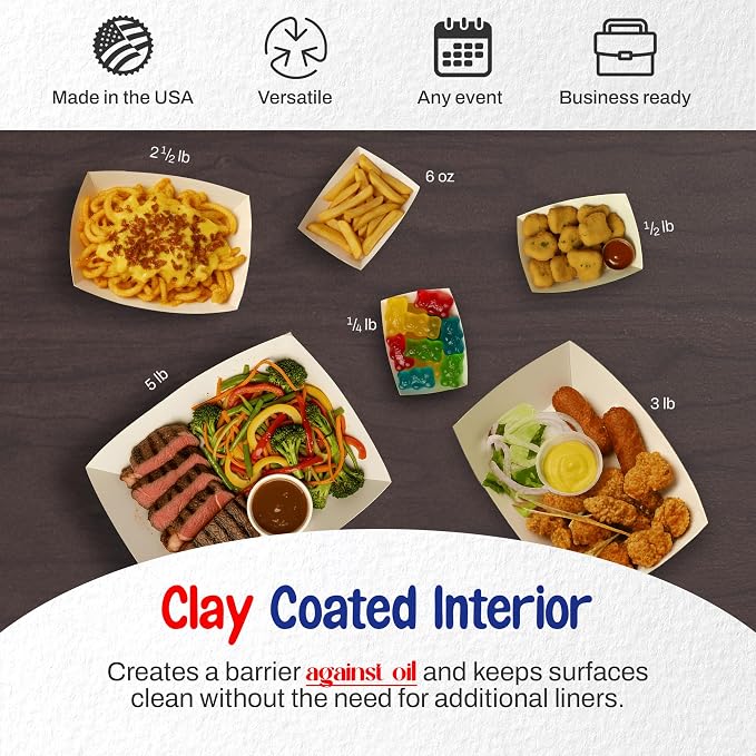 MT Products Plaid Charcuterie Trays 1/4 lb. - Image 3
