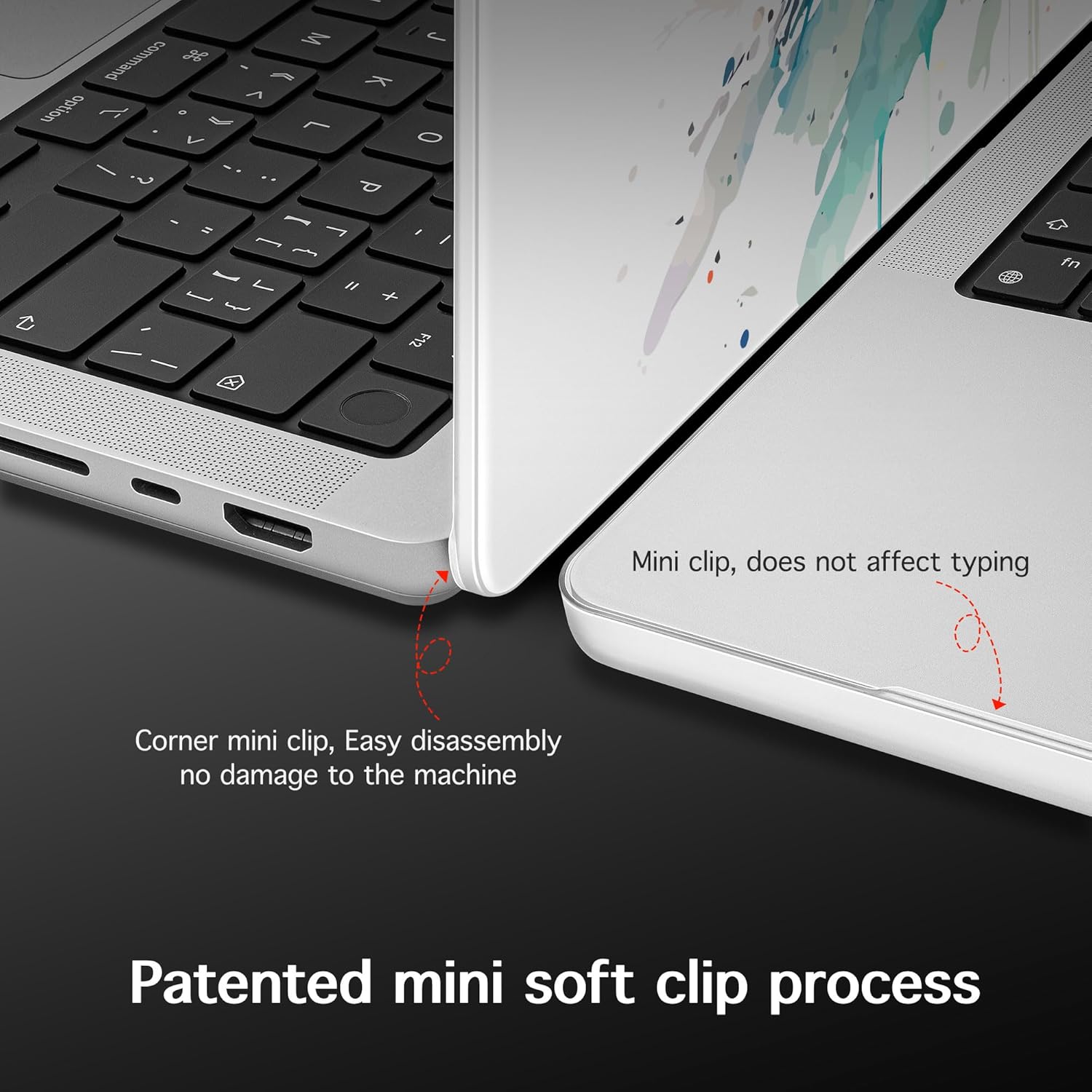 for MacBook Pro 16 inch Case 2021 2022 2023 2024 Release A3186 A3403 M4 A2991 M3 A2780 M2 A2485 M1 Pro/Max, Hard Shell Case with Screen Protector & Keyboard Cover, Wolf