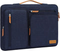 MOSISO 360 Protective Laptop Case 14 inch, 14 inch Laptop Sleeve Compatible with HP Lenovo Dell ASUS Acer, HP, Dell Latitude, Lenovo, Side Open Carrying Case with 4 Zipper Pockets&Handle, Navy Blue