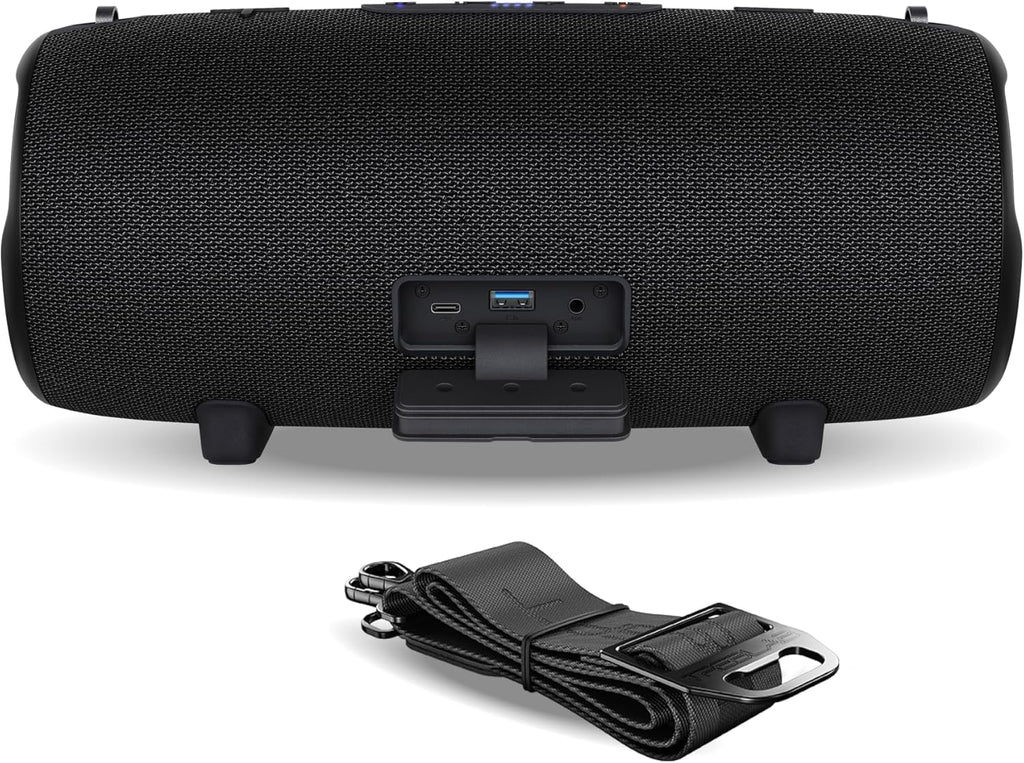 TREBLAB Ultra Loud Wireless Speaker - 60W Stereo Sound with Deep Bass, 20H Playtime, Powerbank, Waterproof, Loudest Portable Bluetooth Speaker for Home, Outdoor Party, Beach, Work, Travel, HD-Max