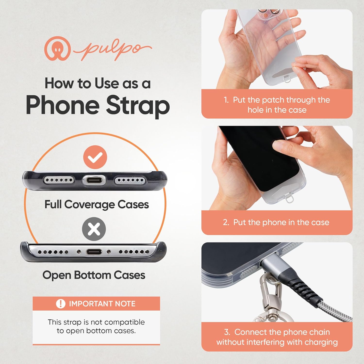 Pulpo 2-in-1 Cell Phone Wrist Strap and Lanyard Lavender & Blue - Anti Theft Phone Lanyard for Men & Women, Wrist Straps for Phones, Lanyards for Smartphones, Adjustable Cellphone Leash & Strap Tether