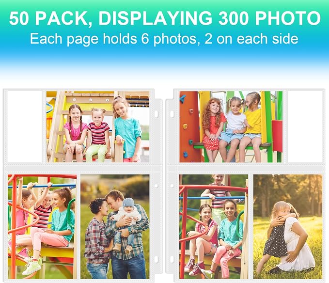 Aegero 50 Pack 4 x 6 Photo Sleeves - Image 3