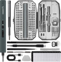 STREBITO Mini Electric Screwdriver, 155 in 1 Electric Precision Screwdriver Set with 140 S2 Magnetic Bits, Max 5 N.m, 650mAh Battery, Small Power Screwdriver Electronic Repair Tool Kit for Computer RC