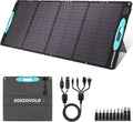 N-Type 16BB 160W 18V Portable Solar Panels for Power Station,25% High Conversion Efficiency ETFE Foldable Solar Panel Charger with Adjustable Kickstand Solar Panel for Camping Outdoor RV