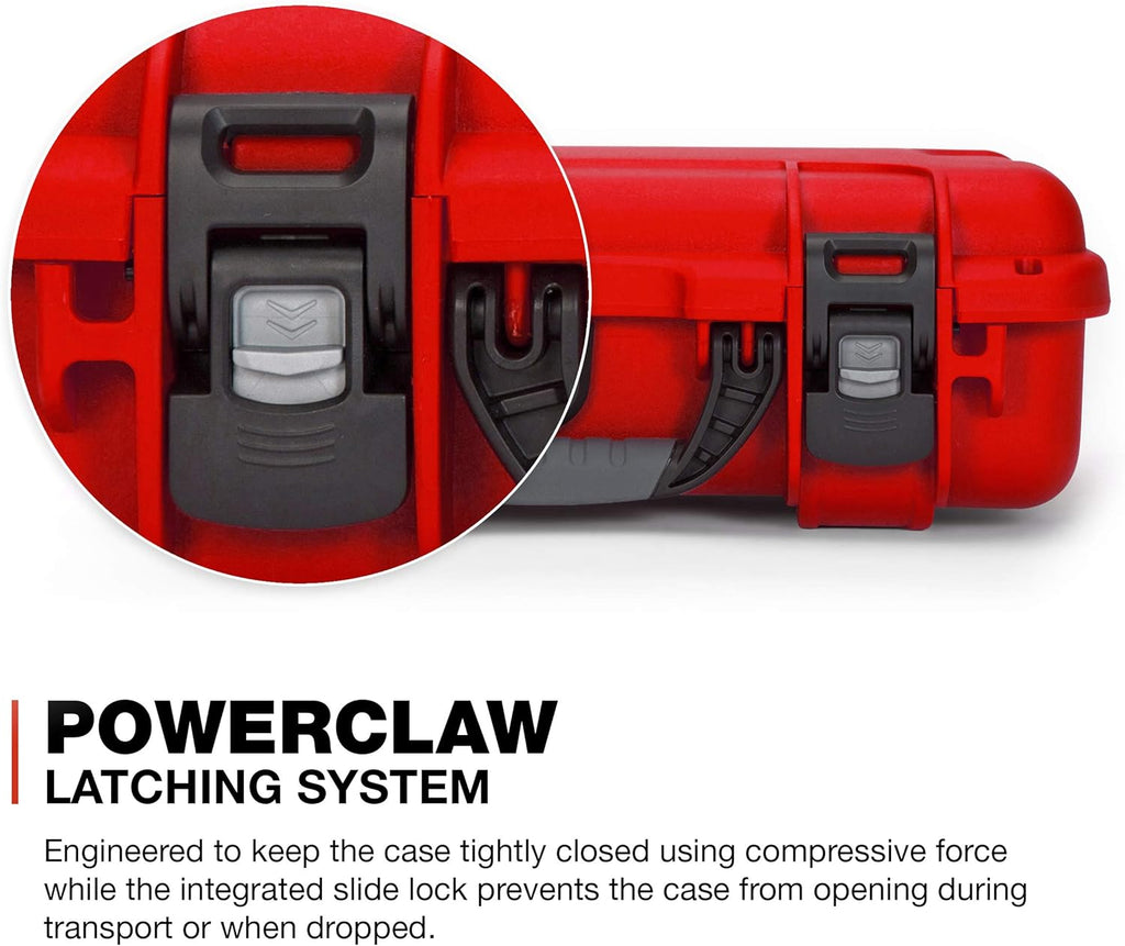 Nanuk 910 Waterproof Hard Case Empty - Red (910-0009)
