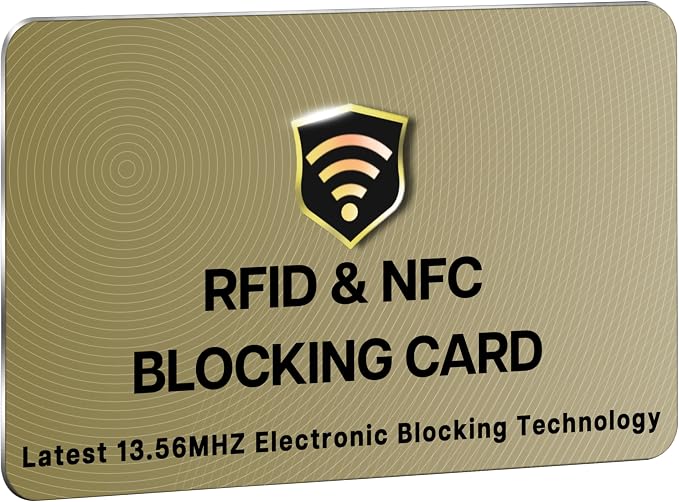 SaiTech IT RFID Blocking Card One Card Protects Entire Wallet Purse by SaiTechIT