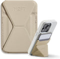 MOFT Magnetic Wallet Stand Compatible with iPhone 16/15/14/13/12 Series, Angle Adjustment & Magsafe Compatible MOVAS Phone Stand,Earthen Beige