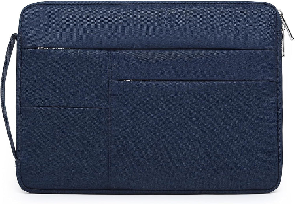 HYZUO 17-17.3 Inch Laptop Sleeve Bag Briefcase for 17" 17.3" HP/Dell/Lenovo/ASUS/LG/MSI Gaming Laptop/Razer Blade 17/18, Men Women NoteBook Protective Case Bag, Navy Blue