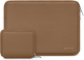 MOSISO Laptop Case 13.3 inch, 13-13.3 inch Laptop Sleeve Bag Compatible with MacBook Air/Pro 13/Pro 14 M5 M4 M3 M2 M1, HP Dell ASUS Lenovo, Neoprene Computer Sleeve Bag with Small Case, Mocha
