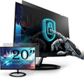 [2 Pack] Premium Privacy Screen Filter for 20 Inches Desktop Computer Widescreen Monitor with Aspect Ratio 16:09. Anti Glare and Anti Blue Light Protection
