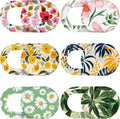 Laptop Camera Cover Slide Cute (6 Pack), Ultra Thin Webcam Cover for iPhone iPad MacBook Pro Computer iMac Cell Phone PC Accessories, 0.03" Camera Blocker Slider, Great for Privacy - Flowers