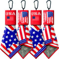 2 Sided Portable Glasses Cleaner, Patriotic Gasses Cleaning Cloth Keychain,Reusable Microfiber Eyeglasses Cleaning Cloth for Sunglasses Lens Camera Phone Screens