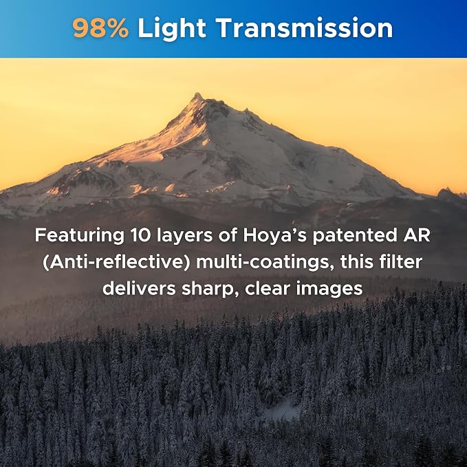 Hoya NXT Plus 55mm UV Filter — Schott B270 Clear Glass - Image 4