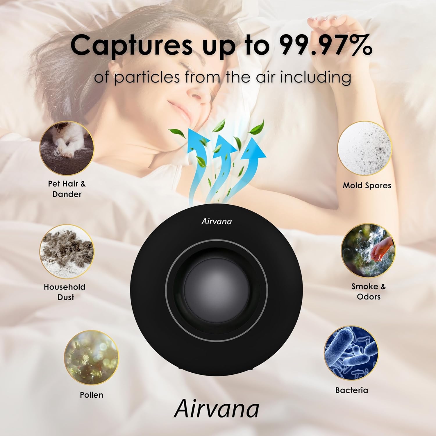 AV150AP Tabletop Air Purifier, White