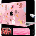 MEEgoodo for M4/M3/M2 MacBook Air 15.3 inch Case 2025 2024 2023, Case Fit Model (A3241/A3114/A2941) for MacBook Air 15 inch, Laptop Hard Shell with Keyboard Cover, Space & Animals