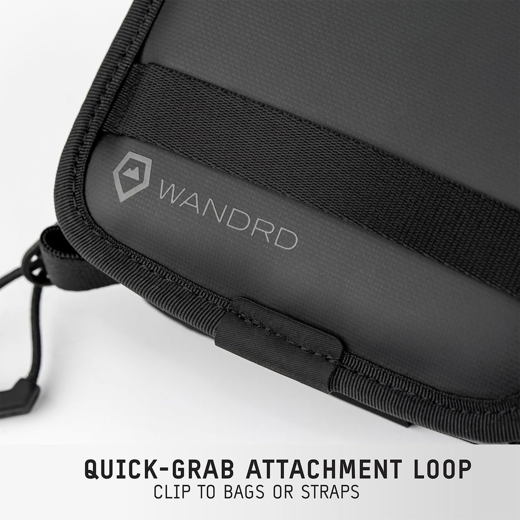 WANDRD Lens Filter Case - Store 4 Filters in Your Camera Backpack or Camera Case, Protect Photography Accessories from Scratches, Dust & Impact (Black)