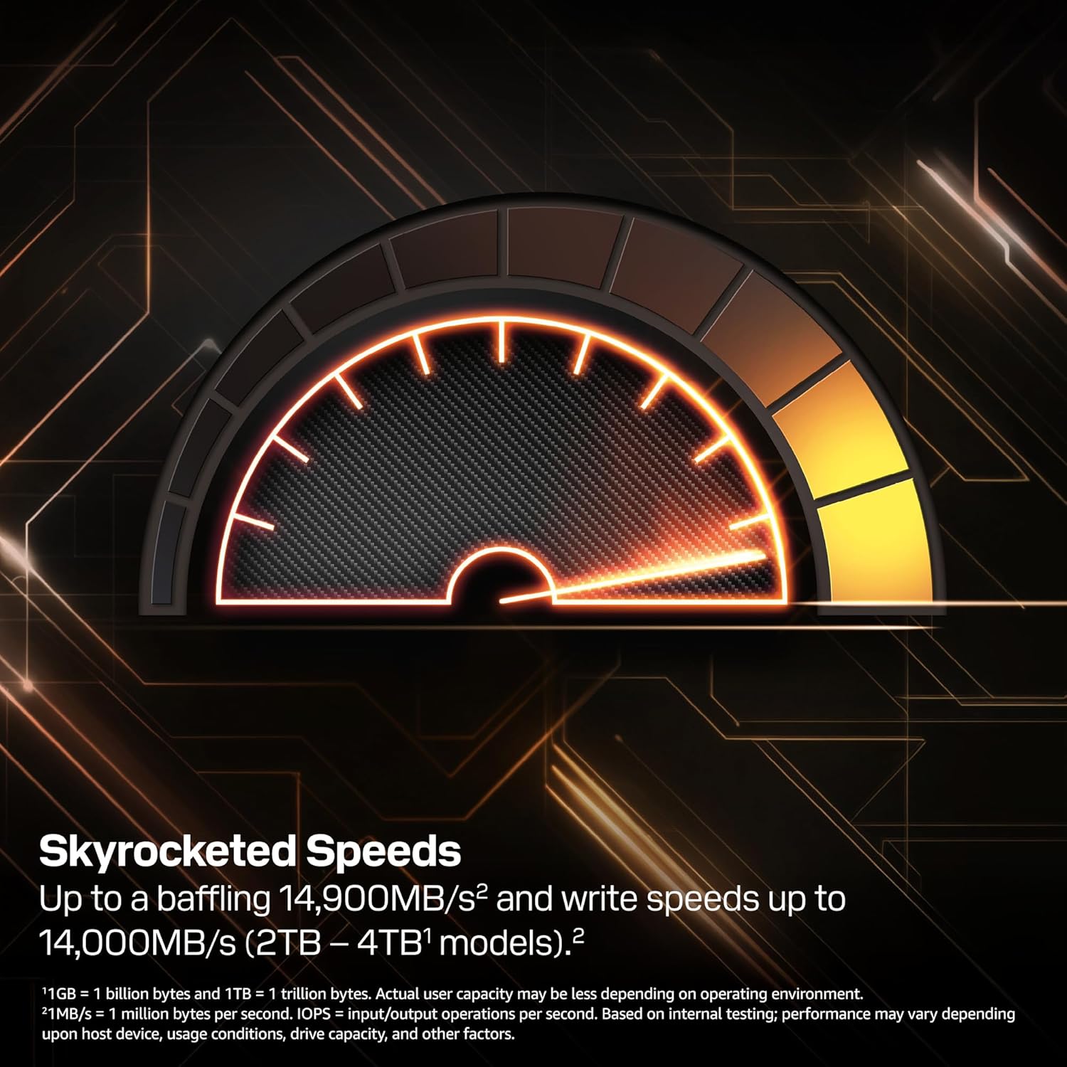 WD_BLACK 4TB SN8100 NVMe SSD Internal Solid State Drive - Gen 5 PCIe 5.0x4, M.2 2280, Seq. Read Speeds Up to 14,900 MB/s, Best for AI Applications, Gaming, and Video Editing - WDS400T1X0M