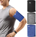 Outus 3 Pieces Phone Armband Running Armband Cell Phone Sleeve for Running Holder Arm Bands for Walking Hiking Jogging Travel (black, Gray, White-blue,L)
