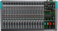 Depusheng MX16 16 Channel Sound Mixer Audio Mixing Console 48V 256DSP Professional USB PC Play Record Podcast Live Broadcast (US MX16)