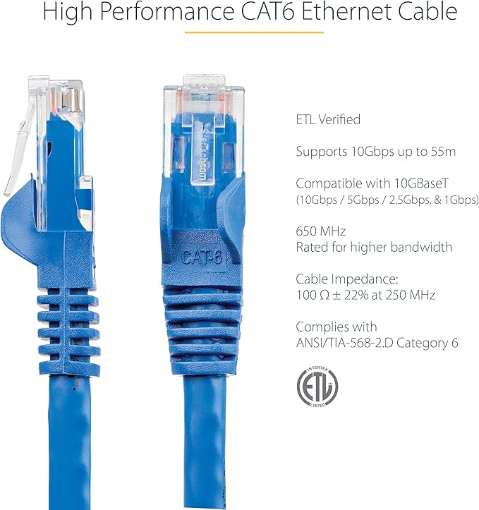StarTech 30ft CAT6 Ethernet Cable - Image 2