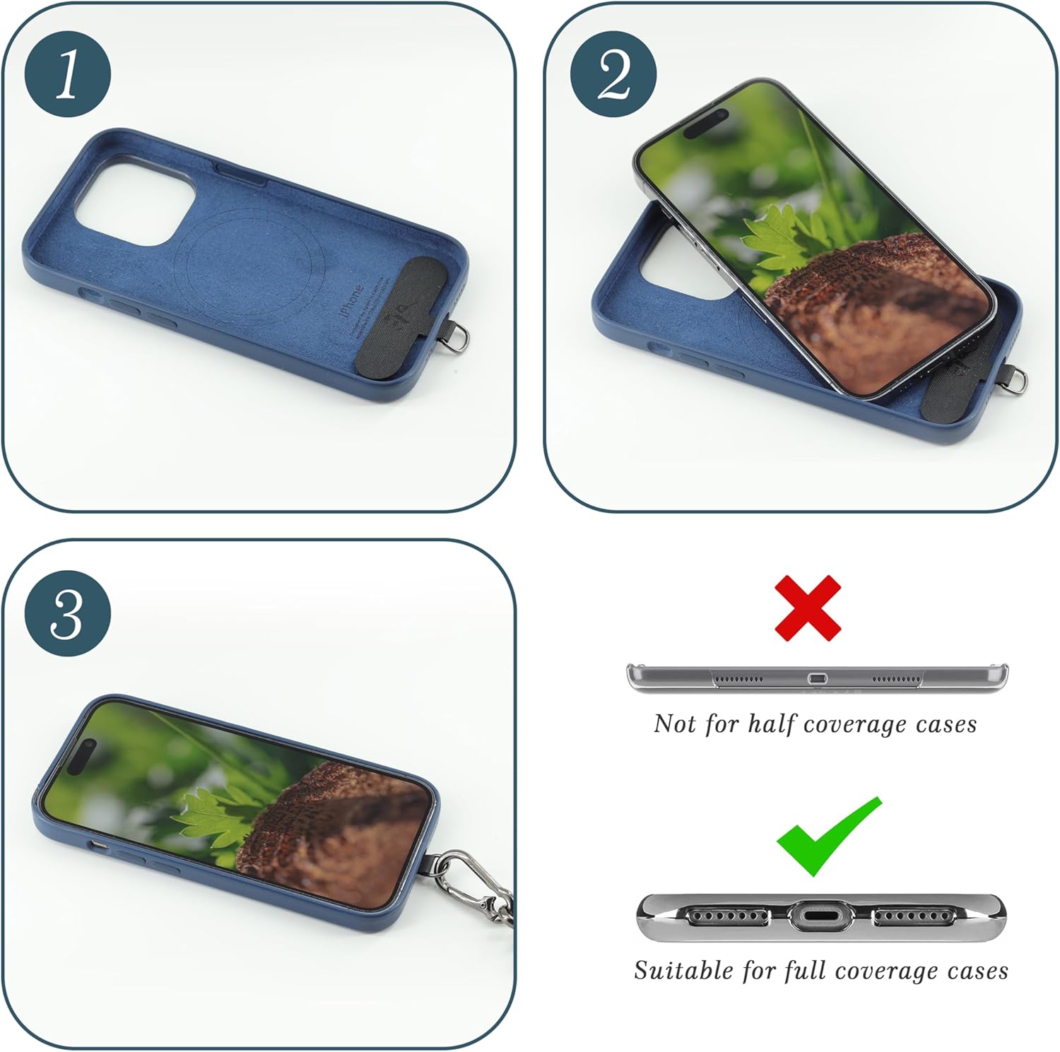 Cell Phone Wrist Strap Phone Lanyard Wrist Phone Wristlet Lanyard Hand Wristlet Strap (Camo Blue)