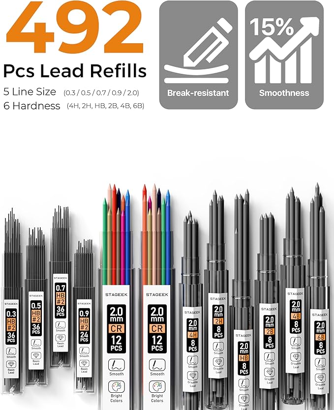STAGEEK Mechanical Pencil Set - Image 3
