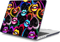 Mektron Case for 2025 MacBook Pro 16" M4 A3403 A3186 M3 A2991 M2 A2780 M1 A2485 (2021/2023/2024) Pro/Max with Touch ID, Hard Shell Plastic Laptop Cover Keyboard Cover Screen Protector, Colorful Lips