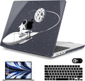 Mektron Case for MacBook Pro 16" M4 A3403 A3186 M3 A2991 M2 A2780 M1 A2485 (2021/2023/2024) Pro/Max with Touch ID, Hard Shell Plastic Laptop Cover Keyboard Cover Screen Protector, Astronauts