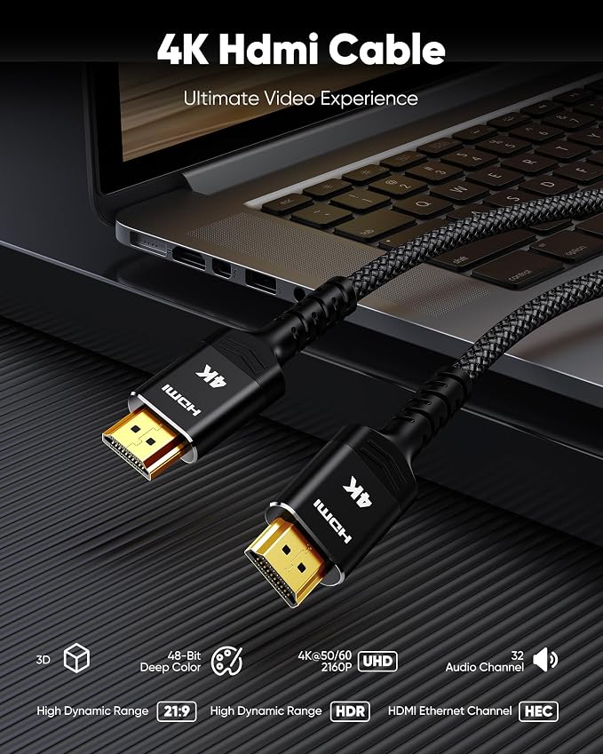 Highwings 4K HDMI Cable 5FT/1.5m - Image 4