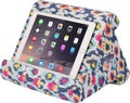 Flippy Tablet Pillow Stand and Holder for Lap, Desk and Bed, Multi-Angle with Storage, Compatible with Kindle, Fire, Samsung Galaxy, iPhone 13 pro, 12