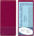 StoreSMART - Metallic Maroon Plastic Policy Holders - 25 Pack - INS30-MM-25 by StoreSMART