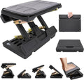 Adjustable Foot Rest Under Desk, Ergonomic Foot Stool for Office Use with Massage (PB-Gray)