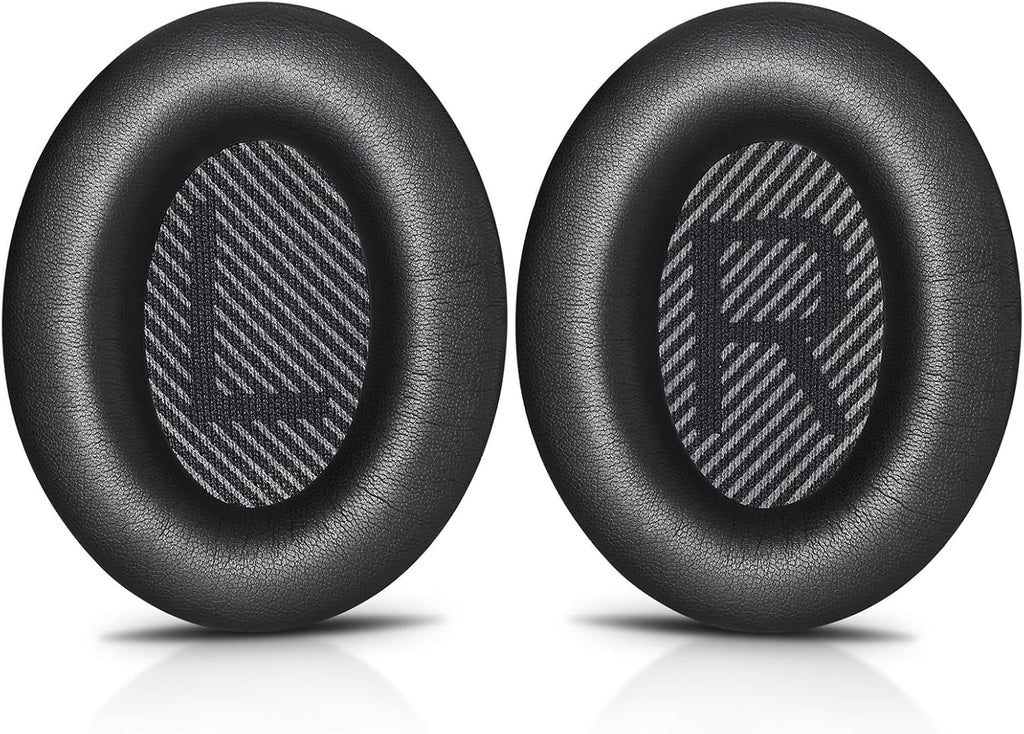QC35 Replacement Ear Pads,Replacement Ear Pads for Bose QC35 & QC35ii (QuietComfort 35) Headphones - Softer Leather, Memory Foam, Extra Durability