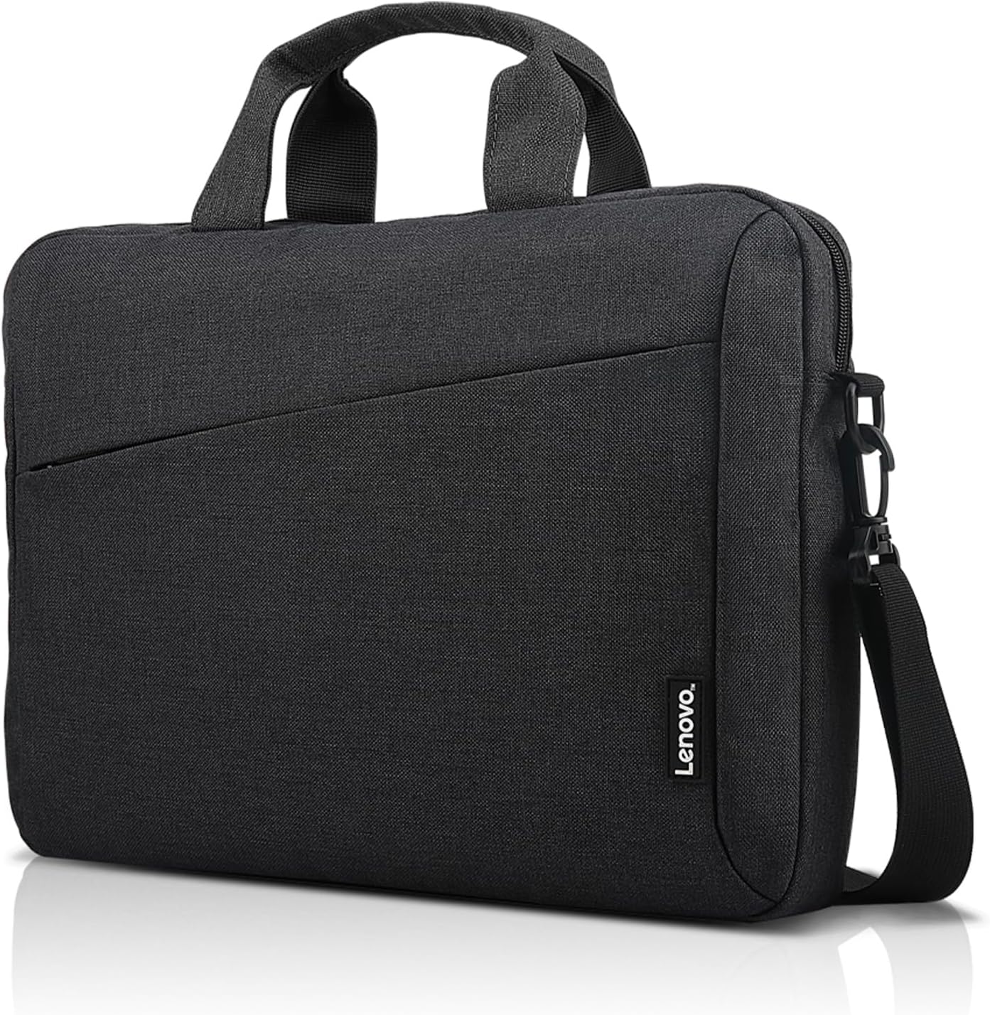 Lenovo 600 Bluetooth Silent Mouse, Blue Optical Sensor, Adjustable DPI, 4 Button, Microsoft Swift Pair, Windows, Chrome, GY50X88832, Gray & Laptop Bag T210, Messenger Shoulder Bag for Laptop or Tablet