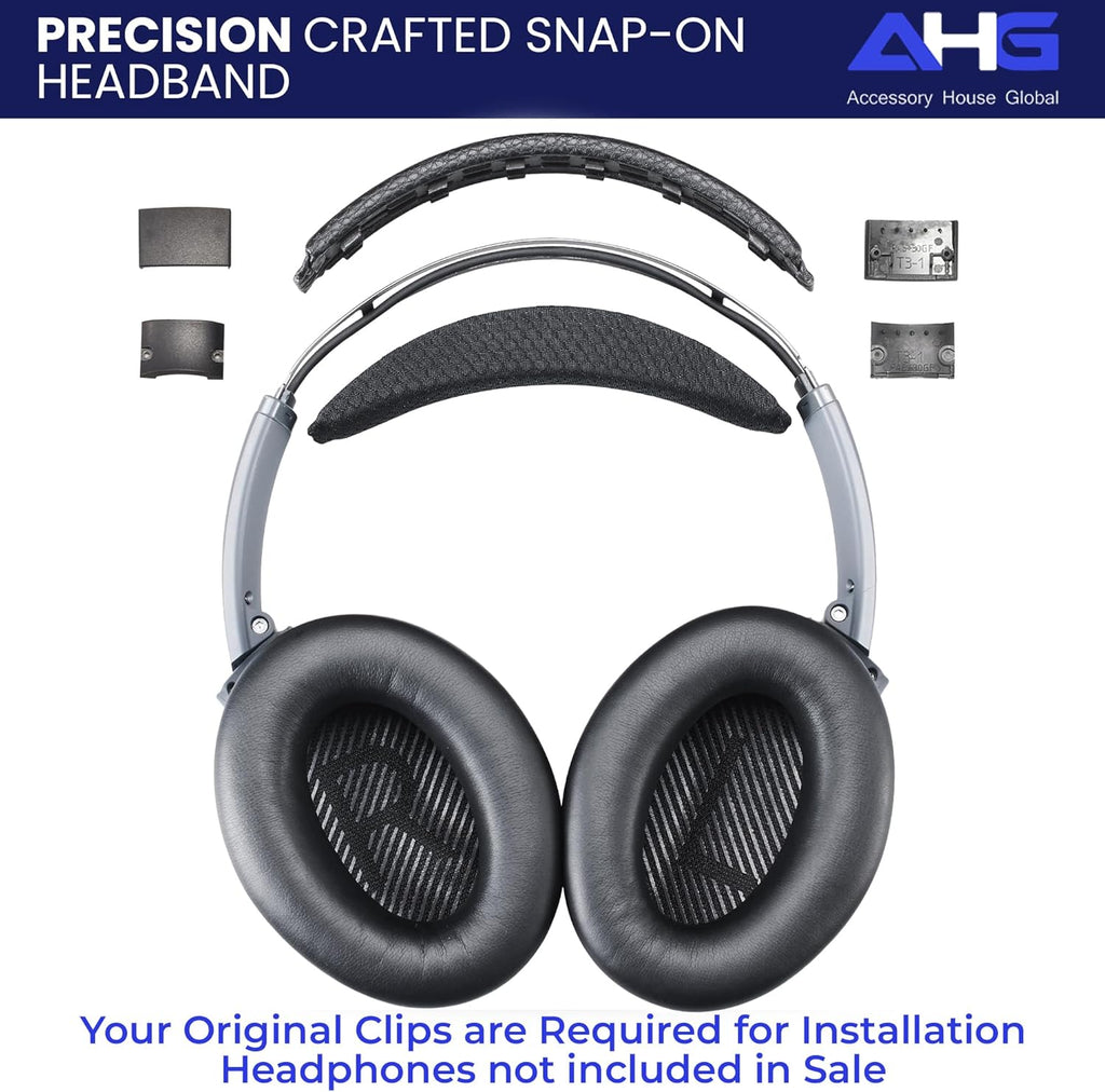 quietcomfort QC35 ii QC35 cool gel headband cushion cover. Compatible with Bose QuietComfort 2023 QC45 QC35 QC35 II QCSE Headphones. Easy DIY Fit | COOLING GEL | EXTRA THICK
