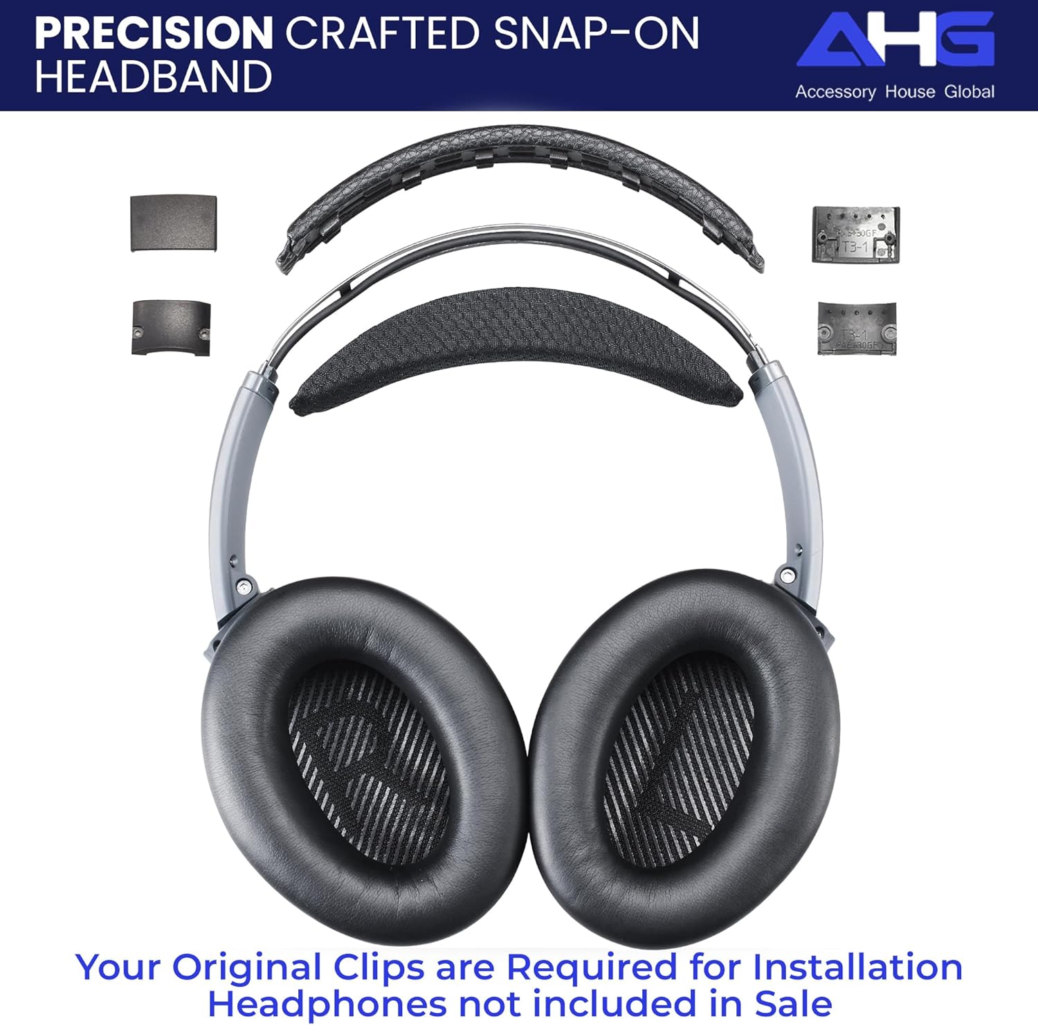 quietcomfort QC35 ii QC35 cool gel headband cushion cover. Compatible with Bose QuietComfort 2023 QC45 QC35 QC35 II QCSE Headphones. Easy DIY Fit | COOLING GEL | EXTRA THICK