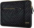 Lacdo Laptop Sleeve Case for 14 inch New MacBook Pro M4/M3/M2/M1 Chips Pro Max A3112 A3401 A3185 A2918 A2992 A2779 A2442 2024-2021, 13.8 inch Surface Laptop 7th Copilot+PC Computer Bag, Elegant Black