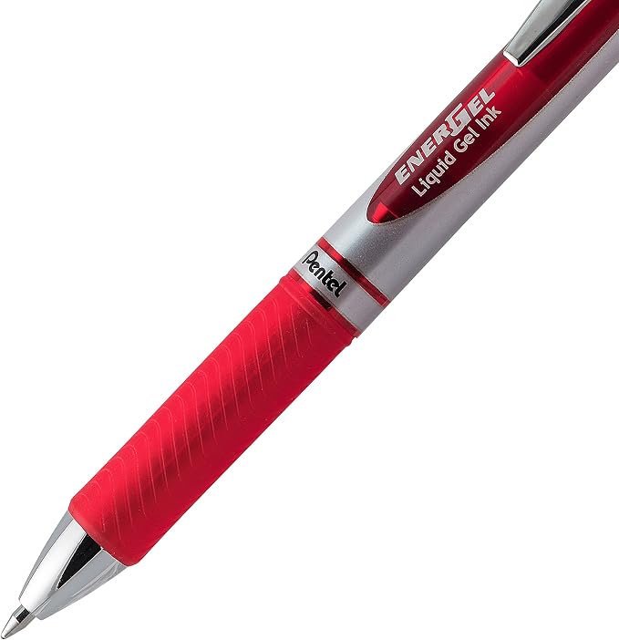 Pentel EnerGel Deluxe RTX Retractable Liquid Gel Pen, Metal Tip, 2 Pack - Image 4
