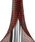 ZhiYo 6.6ft - 1/2 inch Cable Sleeve, Cord Wrap Wire Protector Tubing for Pets, PC Cable Wrap, Computer Cable Management Sleeve - Black - Red