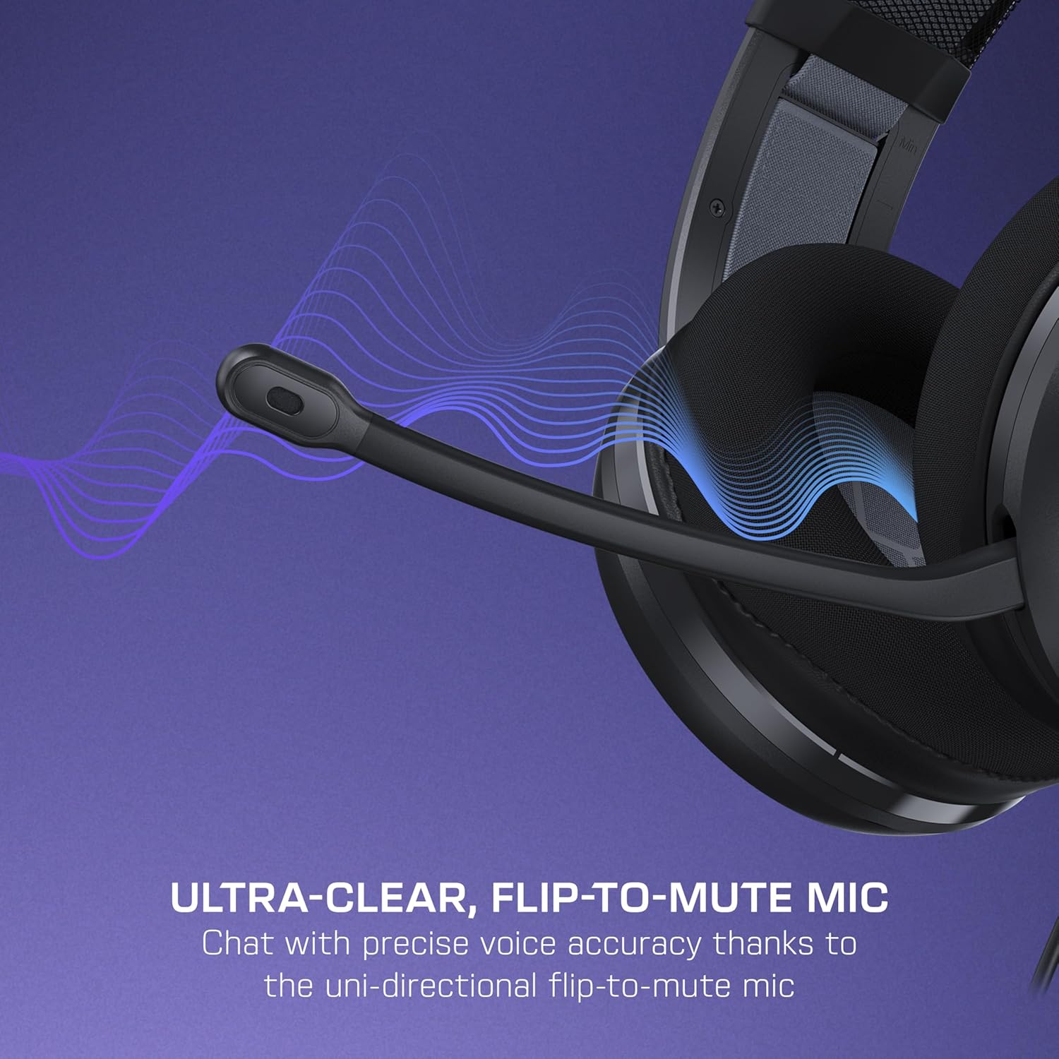 Turtle Beach Atlas 200 Wired USB PC Headset for PC, Gaming Consoles, Xbox, PlayStation, 50mm Nanoclear Drivers, high-Fidelity Audio, Waves 3D Audio, Flip-to-Mute Mic, Memory Foam Cushions - Black