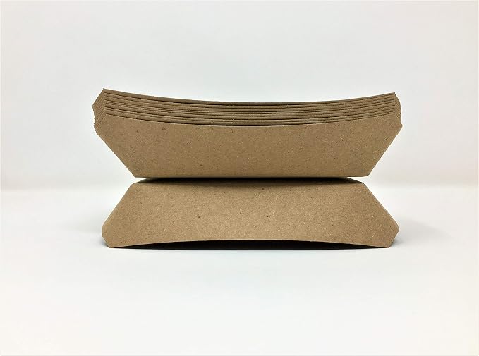 Mr Miracle 7 Inch Paper Hot Dog Tray in Kraft Paper. Pack of 50. Disposable - Image 7
