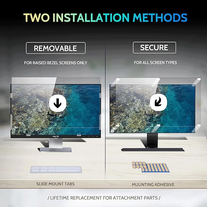 Peslv 24 Inch Privacy Screen for Computer Monitor 16:10 Aspect Ratio, Eye - Image 4